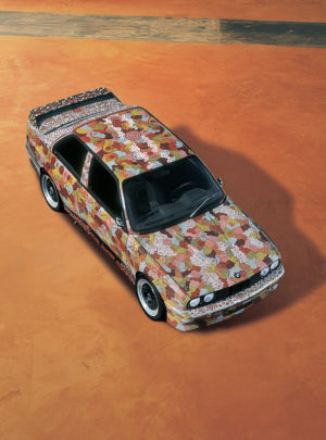 michael jagamara nelson bmw art car 1989