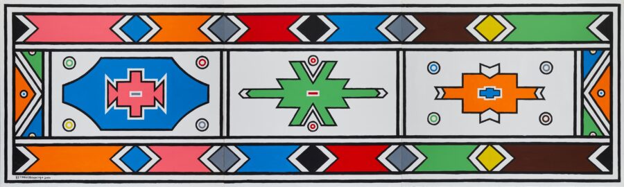 Esther Mahlangu exhibition in Cape Town